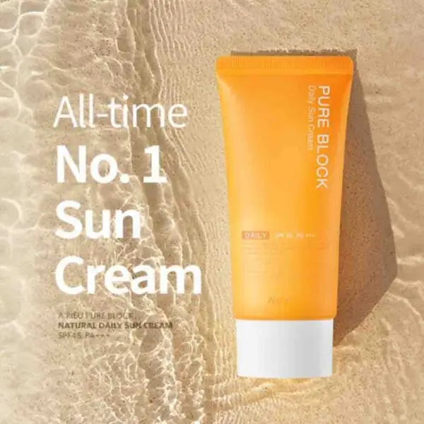 A'PIEU Pure Block Natural Daily Sun Cream Kenya,A'PIEU sunscreen Kenya,sun protection cream,Simpli Cosmetics Kenya,daily sun cream SPF50,Korean skincare Kenya,lightweight sunscreen,aloe vera sun cream,watermelon extract skincare,matte finish sunscreen,non-sticky sun cream,UVA UVB protection,skincare for sensitive skin Kenya,hydrating sun cream,broad-spectrum sunscreen Kenya,best daily sunscreen Kenya